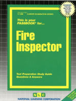Fire Inspector: Passbooks Study Guide