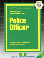 Police Officer: Passbooks Study Guide