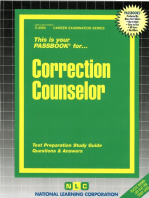 Correction Counselor: Passbooks Study Guide