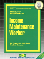 Income Maintenance Worker: Passbooks Study Guide