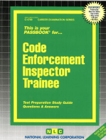 Code Enforcement Inspector Trainee