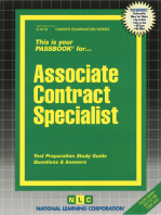 Associate Contract Specialist: Passbooks Study Guide