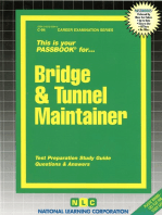 Bridge & Tunnel Maintainer: Passbooks Study Guide