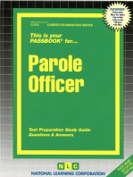Parole Officer: Passbooks Study Guide