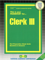 Clerk III: Passbooks Study Guide