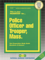 Police Officer and Trooper, Mass.: Passbooks Study Guide