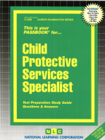 Child Protective Services Specialist: Passbooks Study Guide