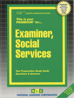 Examiner, Social Services: Passbooks Study Guide