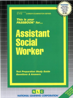 Assistant Social Worker: Passbooks Study Guide
