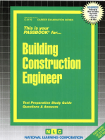 Building Construction Engineer: Passbooks Study Guide