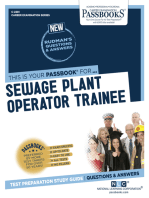 Sewage Plant Operator Trainee: Passbooks Study Guide