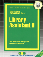 Library Assistant II: Passbooks Study Guide