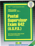 Postal Supervisor Exam 642 (USPS): Passbooks Study Guide