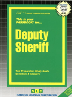 Deputy Sheriff: Passbooks Study Guide