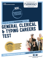 General Clerical & Typing Careers Test: Passbooks Study Guide