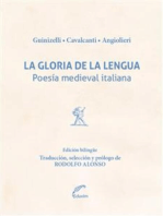 La gloria de la lengua: Poesía medieval italiana