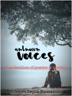 Unknown Voices: (a collection of poems and quotes)