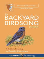 The Backyard Birdsong Guide Western North America