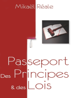 Passeport : Des Principes & des Lois: Vivre dans la Grâce en & Marcher dans la Sainteté