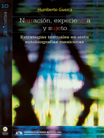 Narración, experiencia y sujeto: Estrategias textuales en siete autobiografías mexicanas