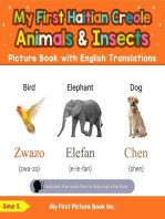 My First Haitian Creole Animals & Insects Picture Book with English Translations: Teach & Learn Basic Haitian Creole words for Children, #2