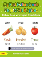 My First Haitian Creole Vegetables & Spices Picture Book with English Translations: Teach & Learn Basic Haitian Creole words for Children, #4