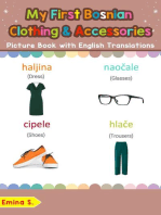 My First Bosnian Clothing & Accessories Picture Book with English Translations