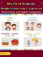 My First Bosnian People, Relationships & Adjectives Picture Book with English Translations: Teach & Learn Basic Bosnian words for Children, #13