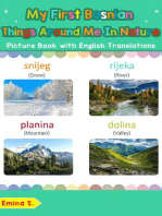 My First Bosnian Things Around Me in Nature Picture Book with English Translations