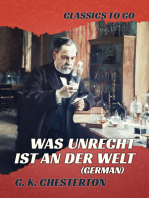 Was unrecht ist an der Welt (German)