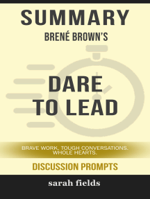 Read Summary Brene Brown S Dare To Lead Online By Sarah Fields Books