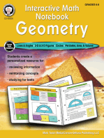 Interactive Math Notebook: Geometry Workbook