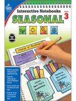 Interactive Notebooks Seasonal, Grade 3