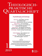 Psychotherapie und Seelsorge: Theologisch-praktische Quartalschrift 1/2019