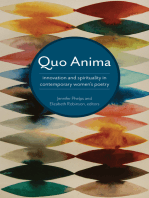 Quo Anima: spirituality and innovation in contemporary women’s poetry