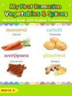 My First Romanian Vegetables & Spices Picture Book with English Translations