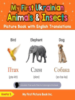 My First Ukrainian Animals & Insects Picture Book with English Translations: Teach & Learn Basic Ukrainian words for Children, #2