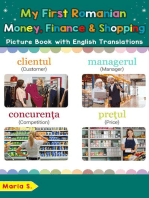 My First Romanian Money, Finance & Shopping Picture Book with English Translations