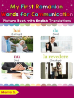 My First Romanian Words for Communication Picture Book with English Translations