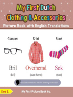 My First Dutch Clothing & Accessories Picture Book with English Translations