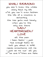 Sad/Heartbroken/Love