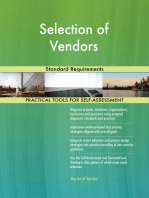 Selection of Vendors Standard Requirements
