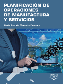 Planificación de operaciones de manufactura y servicios