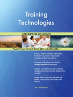 Training Technologies Standard Requirements