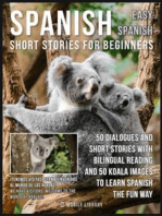 Spanish Short Stories For Beginners (Easy Spanish): 50 dialogues and short stories with bilingual reading and Koala images to learn Spanish the fun way