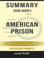 Summary: Shane Bauer's American Prison: A Reporter's Undercover Journey into the Business of Punishment