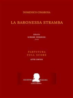 La baronessa stramba (Partitura - Full Score)