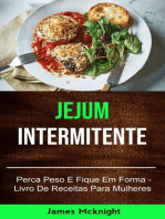 Jejum Intermitente - Perca Peso E Fique Em Forma - Livro De Receitas Para Mulheres