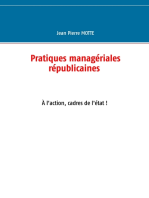 Pratiques managériales républicaines: À l'action, cadres de l'état !