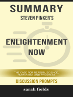 Summary: Steven Pinker's Enlightenment Now: The Case for Reason, Science, Humanism, and Progress